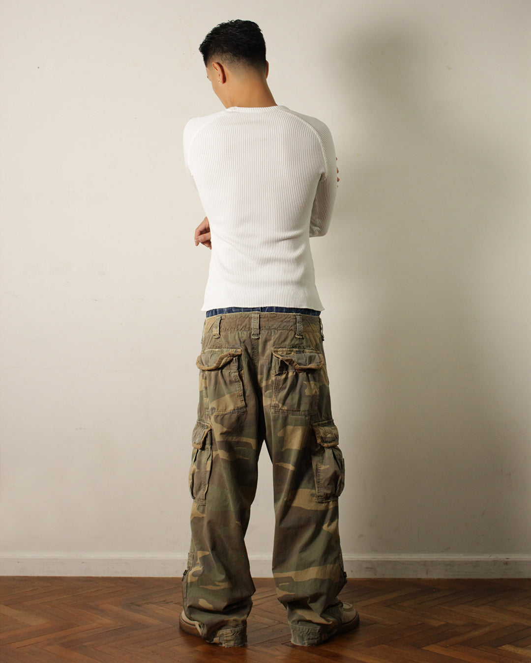 Long sleeve thermal shirt - White