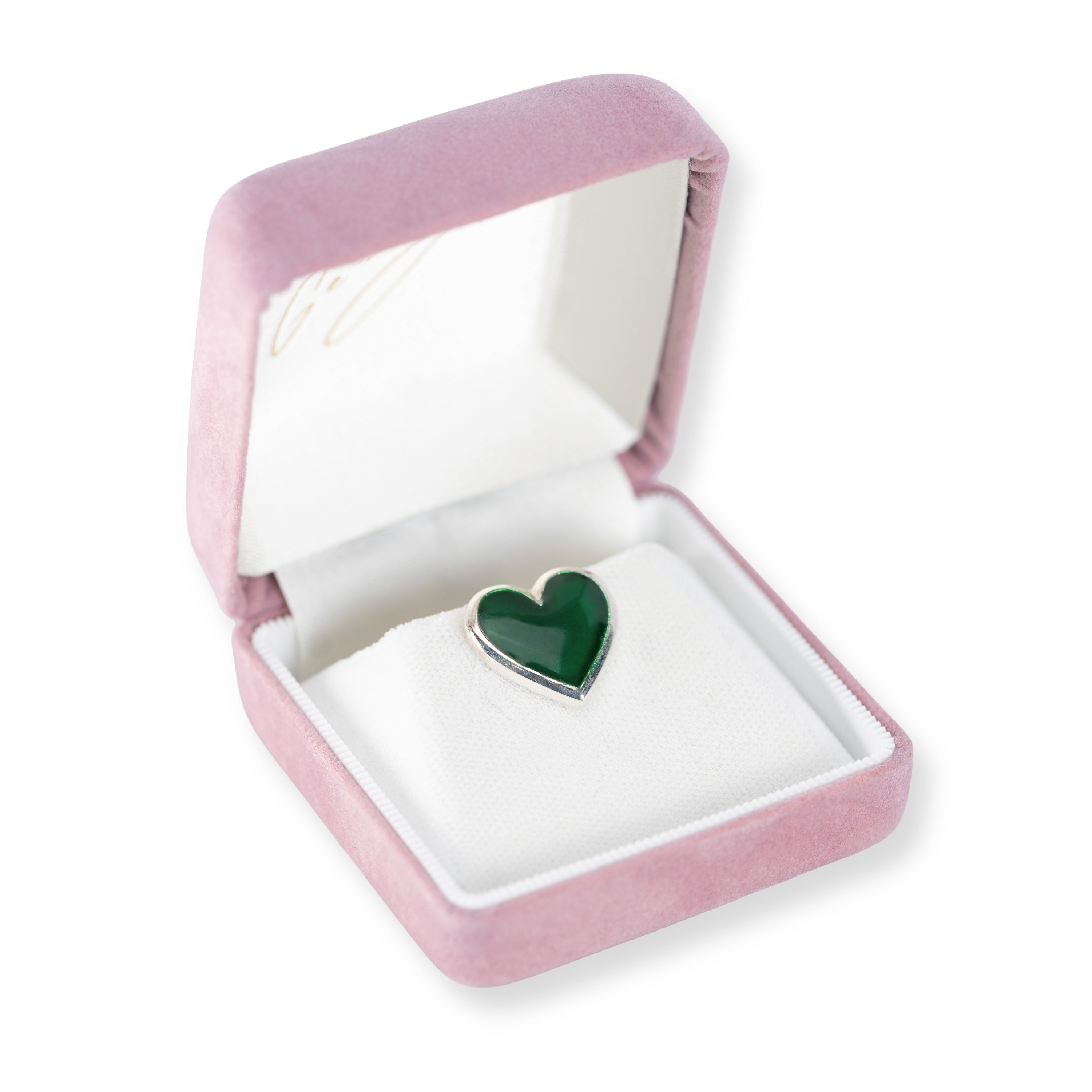 Mini Heart Brooch (Silver 925) – Large
