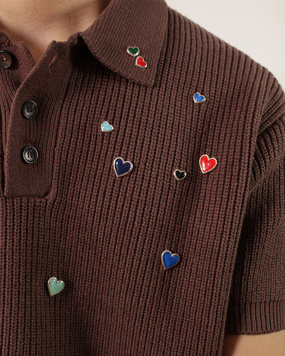 Mini Heart Brooch (Silver 925) – Small