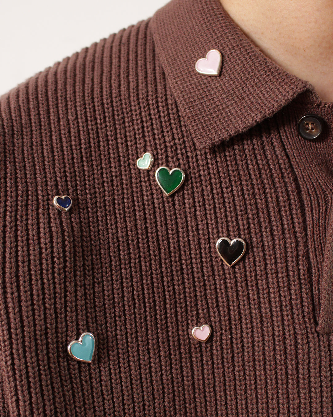 Mini Heart Brooch (Silver 925) – Small