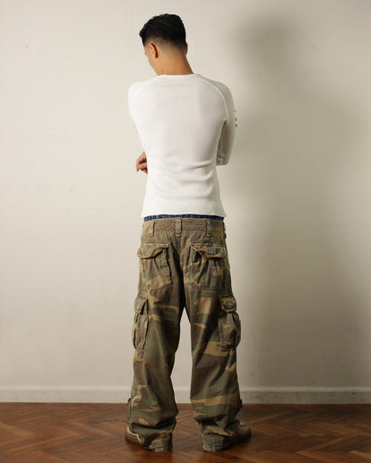 Long sleeve thermal shirt - White