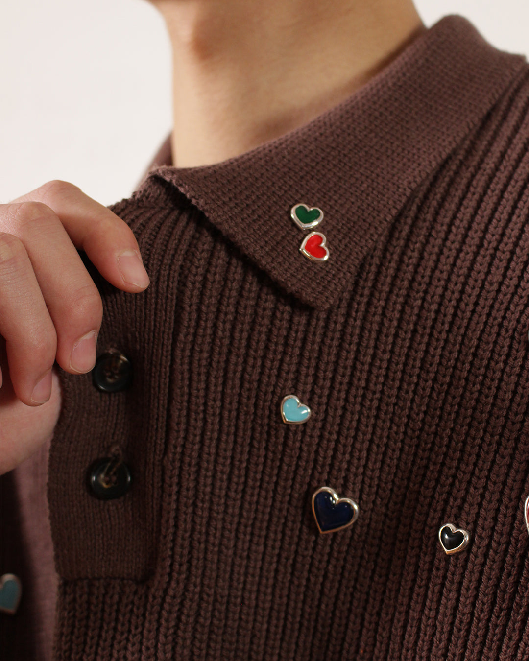 Mini Heart Brooch (Silver 925) – Small