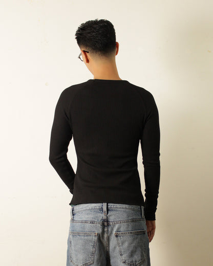 Long sleeve thermal shirt - Black