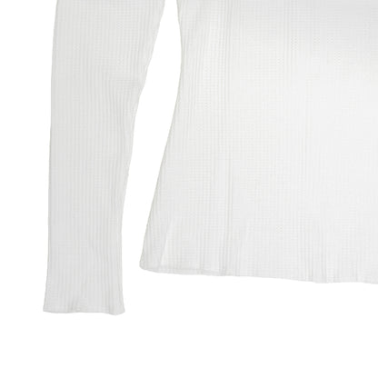 Long sleeve thermal shirt - White