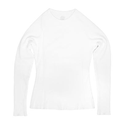 Long sleeve thermal shirt - White