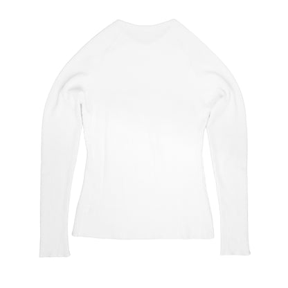 Long sleeve thermal shirt - White