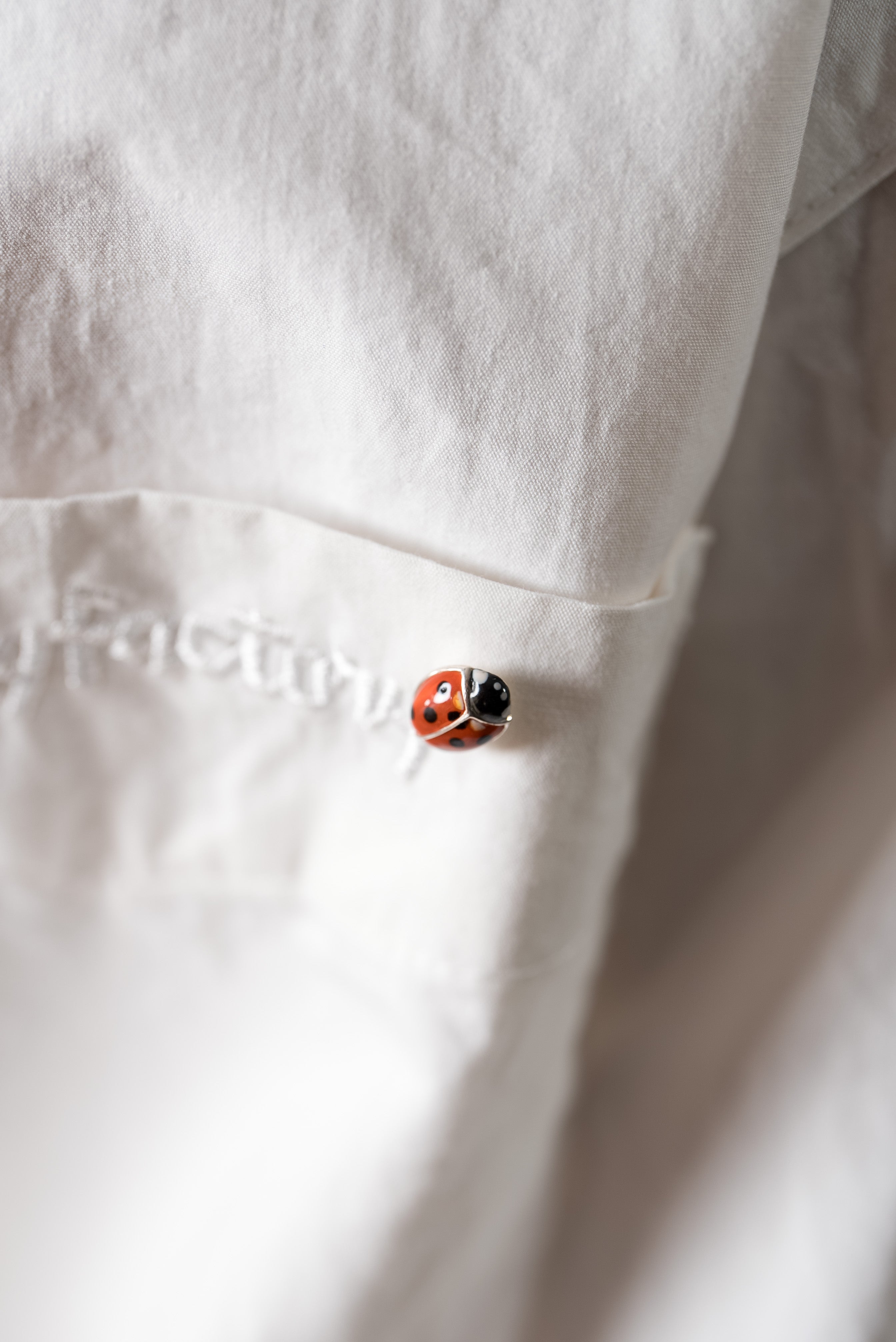 Nanahoshi Tentou Brooch - Red(Silver 925)