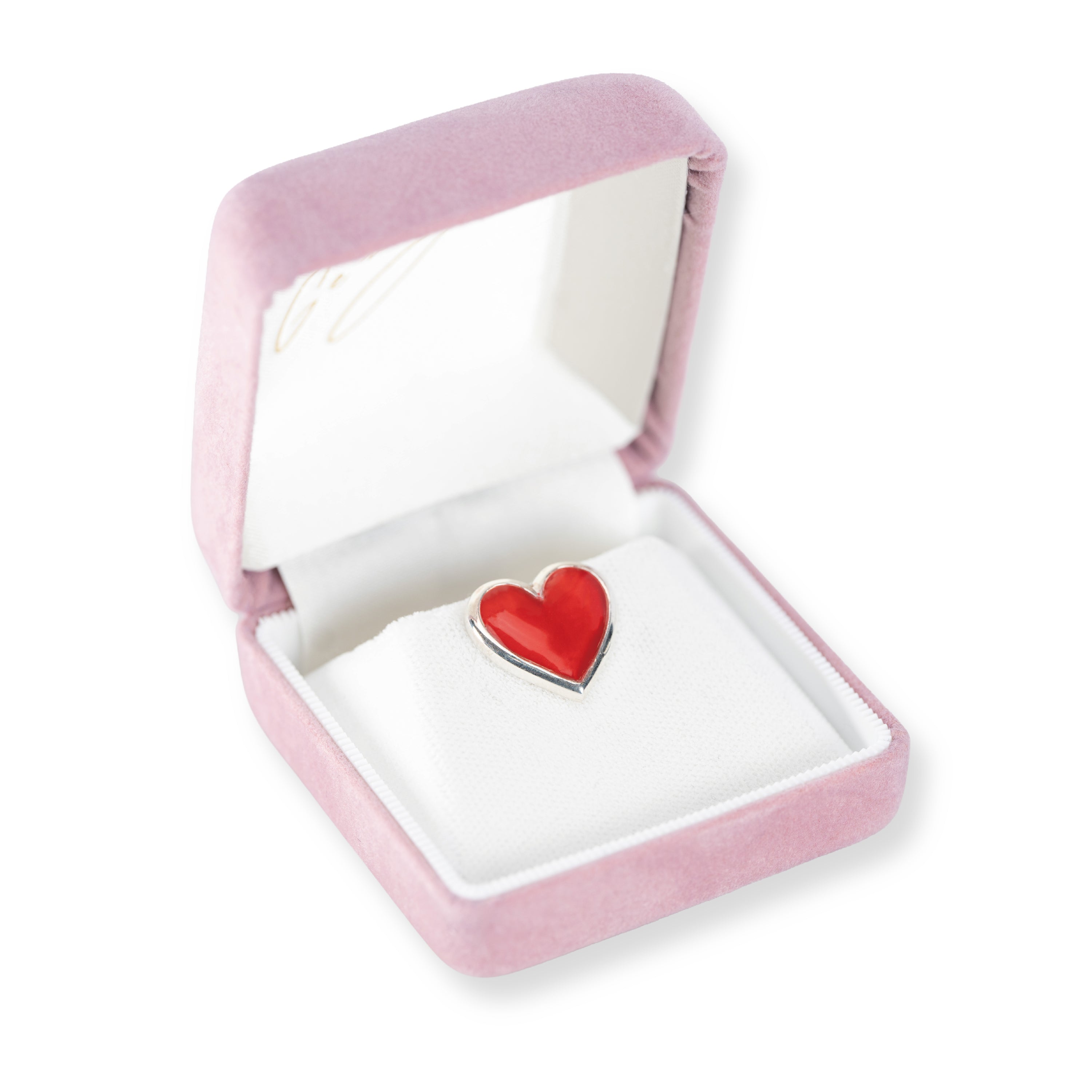 Mini Heart Brooch (Silver 925) – Large