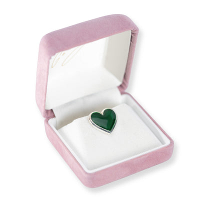 Mini Heart Brooch (Silver 925) – Large