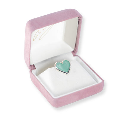 Mini Heart Brooch (Silver 925) – Large
