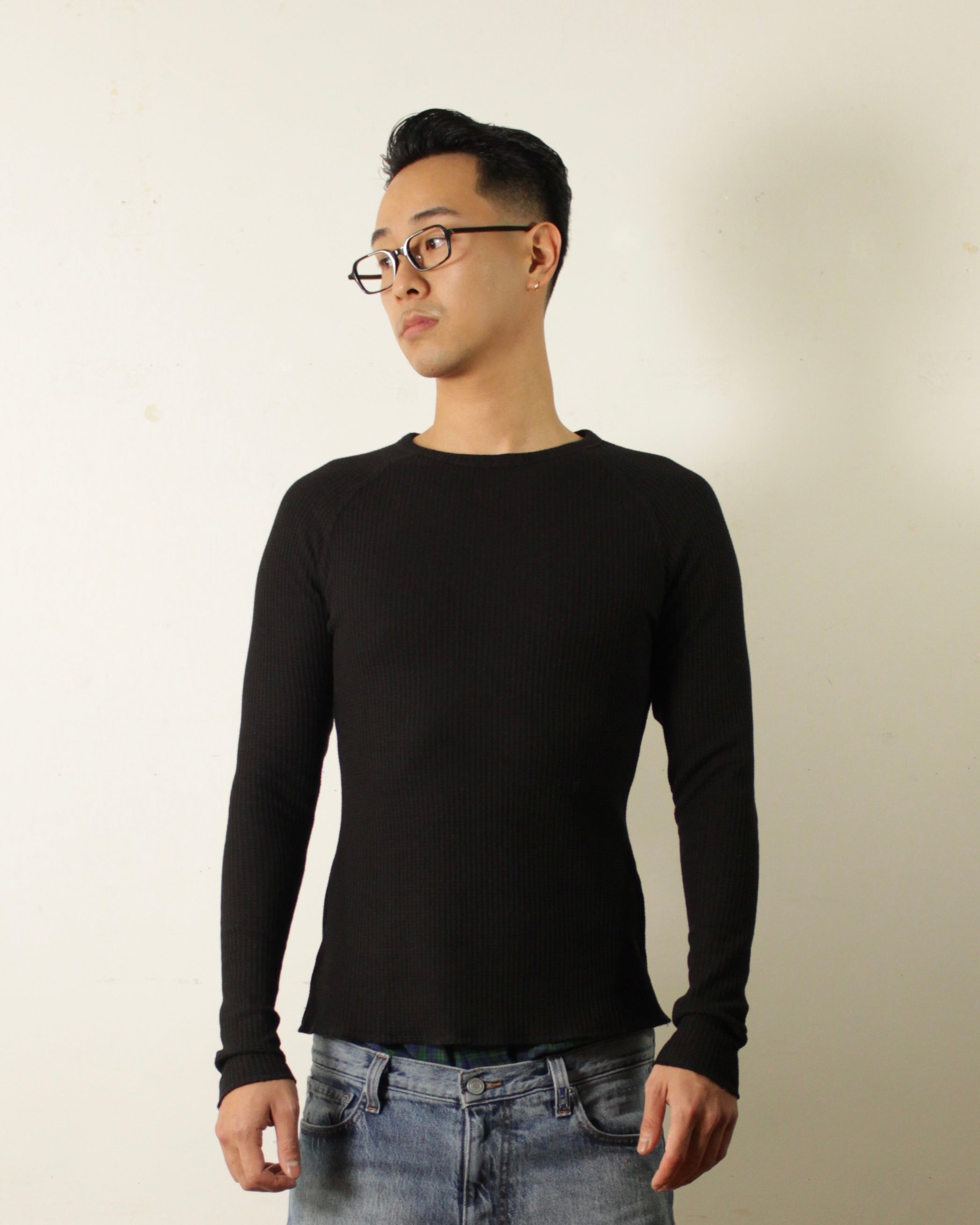 Long sleeve thermal shirt - Black